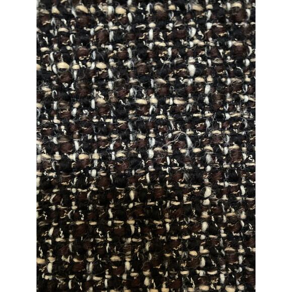 Piazza Sempione Pencil Skirt Tweed Straight Lined Knee Length Brown 42 S - Picture 5 of 8